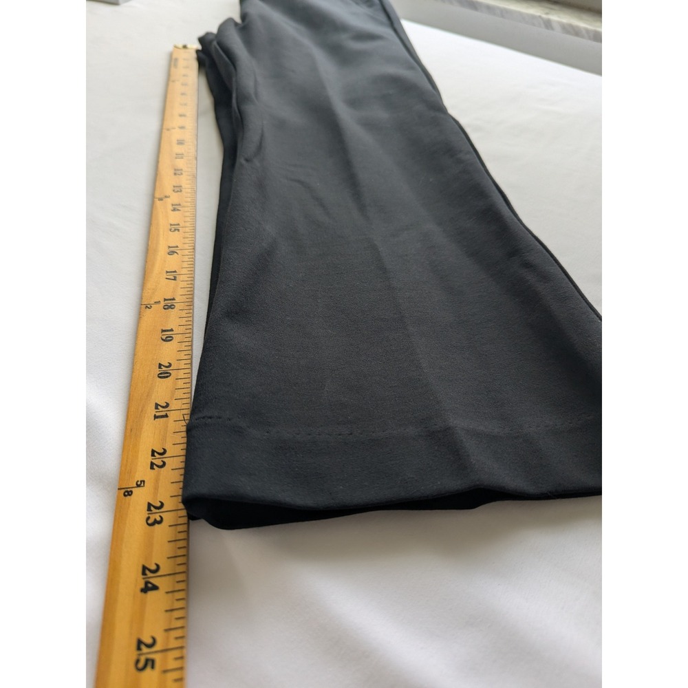 Spanx Perfect Pant Women XL Petite Black Cropped Flare Ponte Pull On Office - Picture 9 of 10